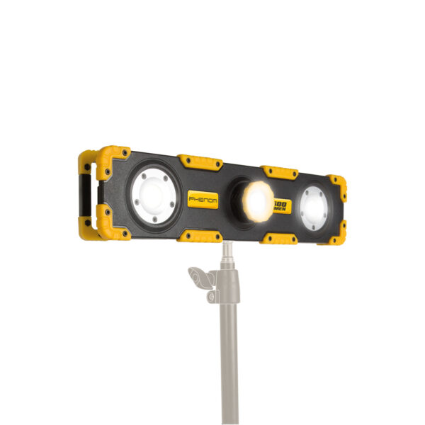 LED reflektor – akkumulátoros, dimmerelhető, fókuszálható – 1500 lumen  18649 Steklámpa, szerelőlámpa