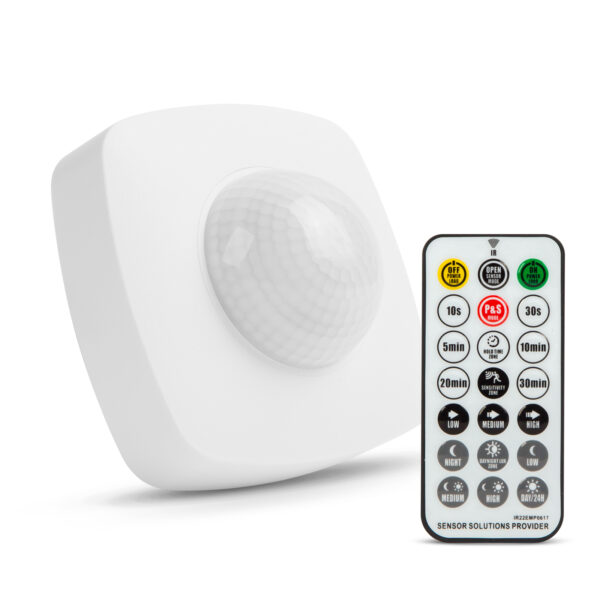 Mozgásérzékelő – 360° – max 6 m – max 1200W – IP20  18692 Dugaljak, dugvillák és aljzatok
