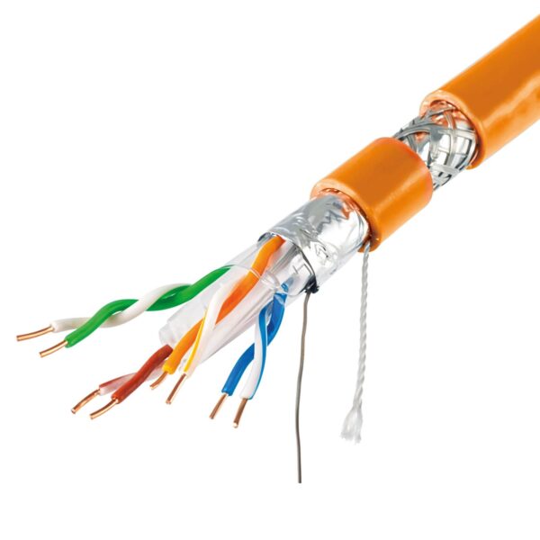Vezeték SF/UTP fali Cat.6A (500m) BC – 4P 23AWG SOLID – Fluke pass  20049 Kábelek és vezetékek