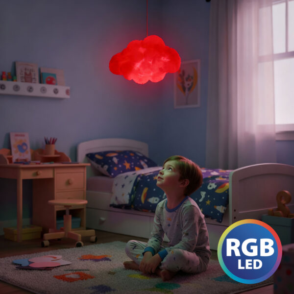 Varázs felhő lámpa – 16 RGB LED – 3 x AAA – 25 x 20 x 15 cm  20259 Egyéb világítás