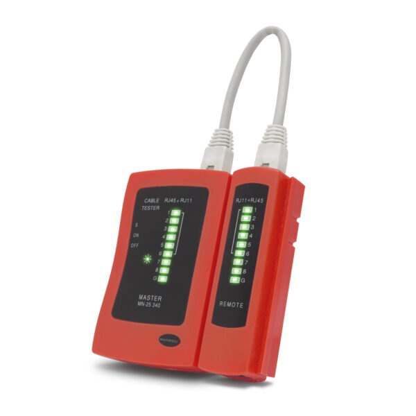 Kábeltesztelő műszer – RJ11, RJ12, RJ45  25340 Mérőműszerek