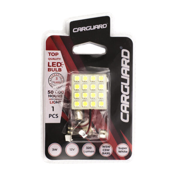 Autós LED – CLD314 – 35 x 35 mm (W5W, C5W, BA9S) – 320 lm – can-bus – SMD – 3W – 12V  50752 Autós kiegészítők
