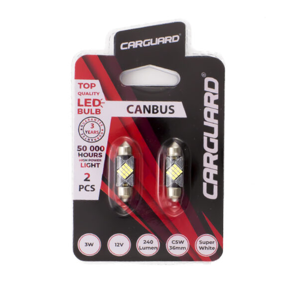 Autós LED – CAN133 – sofita 39 mm – 240 lm – can-bus – SMD – 3W – 2 db / bliszter  50780 Autós kiegészítők
