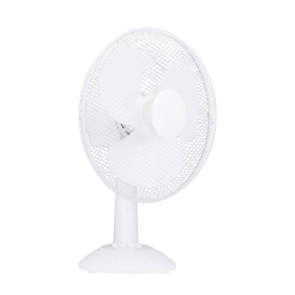 Asztali ventilátor – 23 cm – 22 W – 2 sebesség – oszcilláló – fehér – 220-240V AC  51103 Egyéb kert