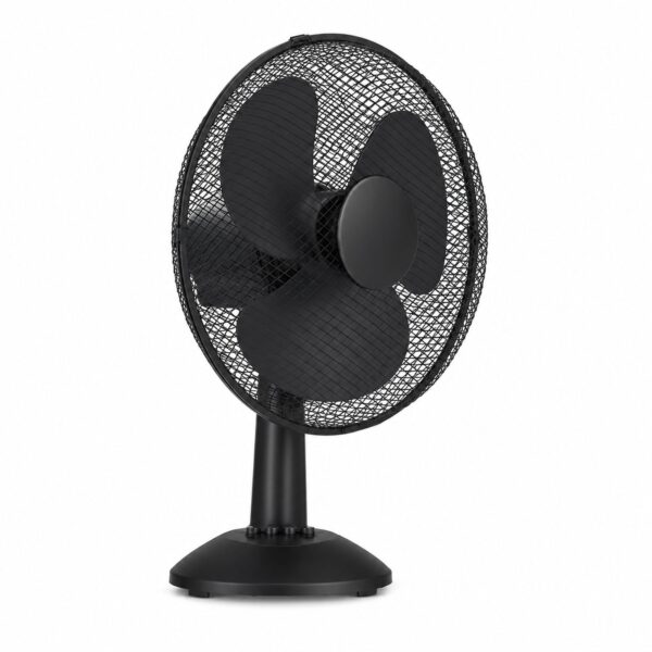 Asztali ventilátor – 23 cm – 22 W – 2 sebesség – oszcilláló – fekete – 220-240V AC  51104 Egyéb kert