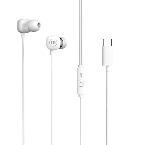 Maxell square+ fülhallgató – Type-c – 120 cm – fehér  52041WH Fülhallgatók
