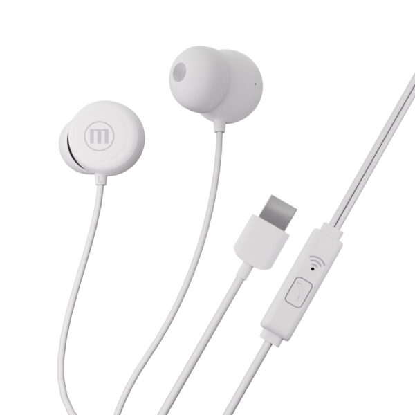 Maxell vezetékes fülhallgató – fehér – USB-C (INBAX)  52050 Fülhallgatók