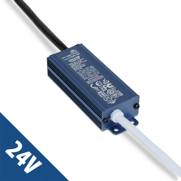 Hálózati stabilizált tápegység – 24V DC – 24W, 1A – IP67  55001-24IP Tápegység