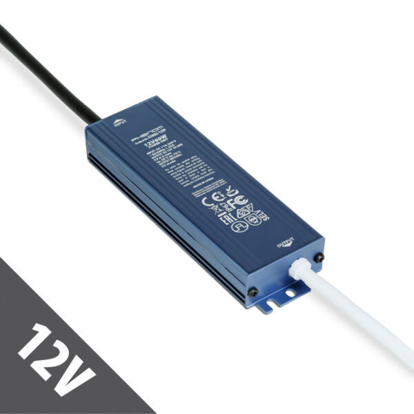 Hálózati stabilizált tápegység – 12V DC – 60W, 5A – IP67  55002-12IP Tápegység