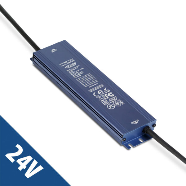 Hálózati stabilizált tápegység – 24V DC – 100W, 4,1A – IP67  55003-24IP Tápegység