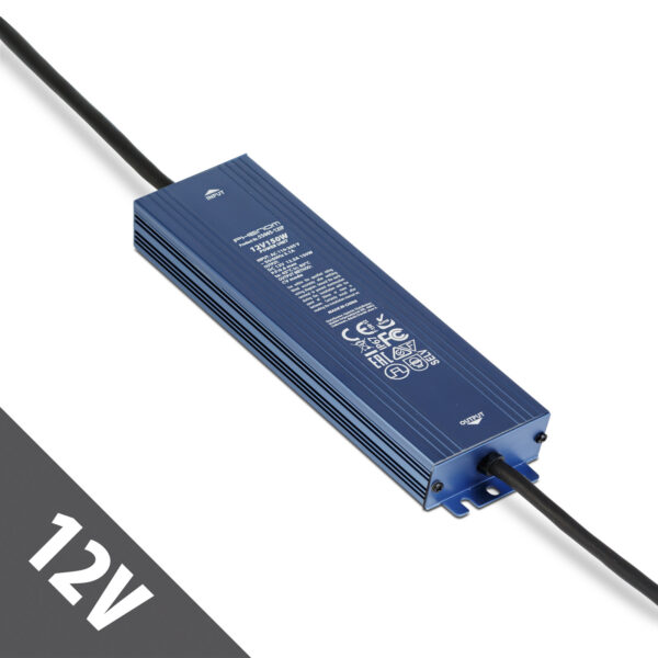Hálózati stabilizált tápegység – 12V DC – 150W, 12,5A – IP67  55005-12IP Tápegység