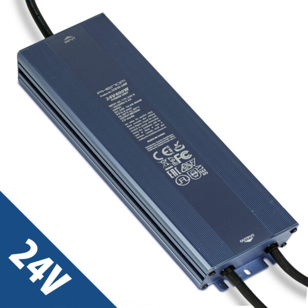Hálózati stabilizált tápegység – 24V DC – 400W, 16,6A – IP67  55010-24IP Tápegység