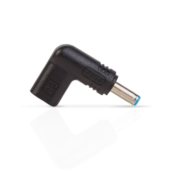 Adapter fej – Type-C -> DC 4.5 x 3 mm – HP – 20V  55063C Laptop töltők