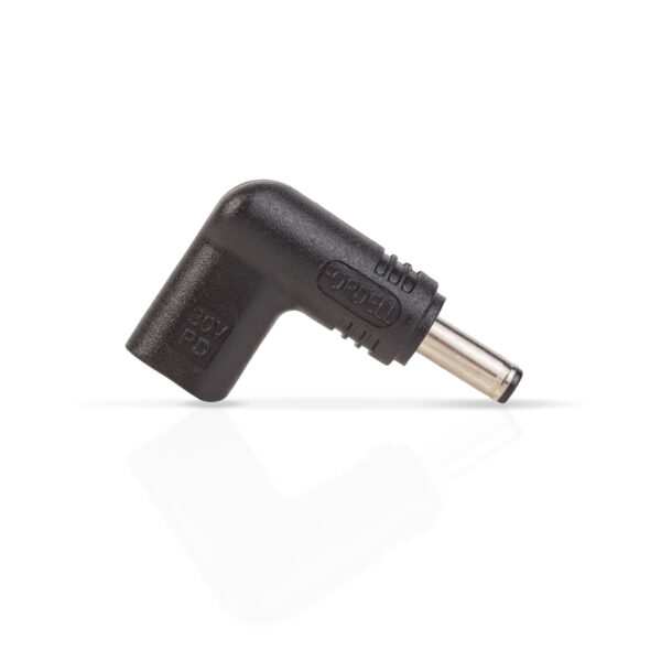 Adapter fej – Type-C -> DC 4.5 x 3 mm – DELL – 20V  55063D Laptop töltők
