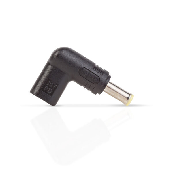 Adapter – Type-C – 65W – 5-20V – 1,8 m – fekete  55061 Laptop töltők