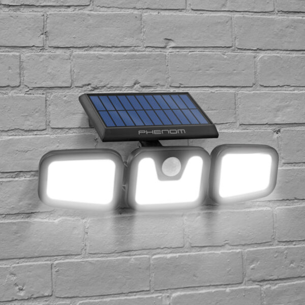 Mozgásérzékelős szolár reflektor – karos, forgatható – 3 COB LED  55284 Reflektorok