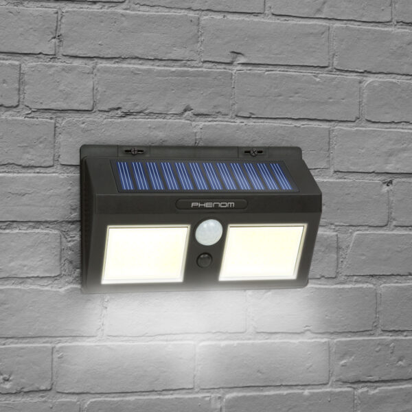 Mozgásérzékelős szolár reflektor – fali – COB LED  55287 Kültéri világítás
