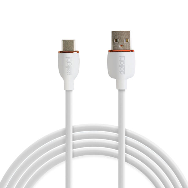 Adatkábel – Type-C / USB-A – fehér – 1 m – 2.4A – 12 W  55553WH-1 Egyéb