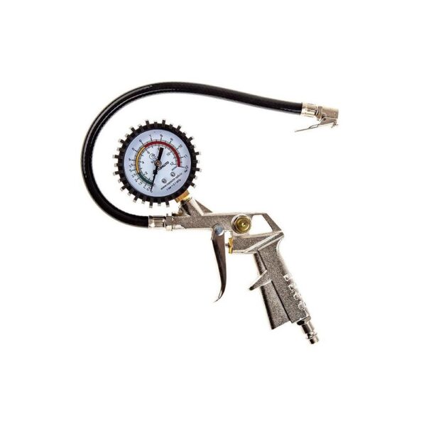 Légfúvó pisztoly – pneumatikus – nyomásmérővel – max. 12 BAR, 1/4″  55805B Egyéb