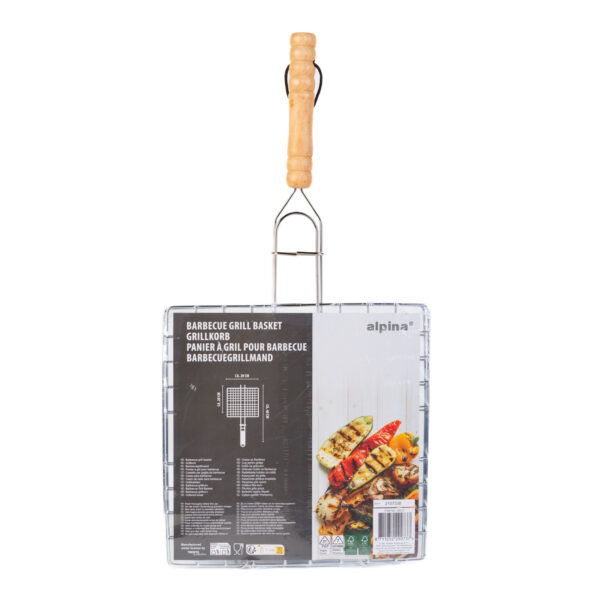 Grill hússütő – fa nyéllel – 20 x 20 cm 56300E Egyéb Grill hússütő – fa nyéllel – 20 x 20 cm 56300E Egyéb