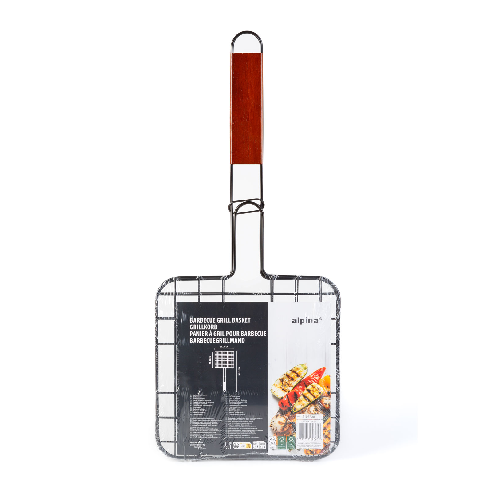 Grill hússütő rács – fa nyéllel, tapadásmentes – 47,5 x 20 x 1,5 cm 56300F Egyéb Grill hússütő rács – fa nyéllel, tapadásmentes – 47,5 x 20 x 1,5 cm 56300F Egyéb
