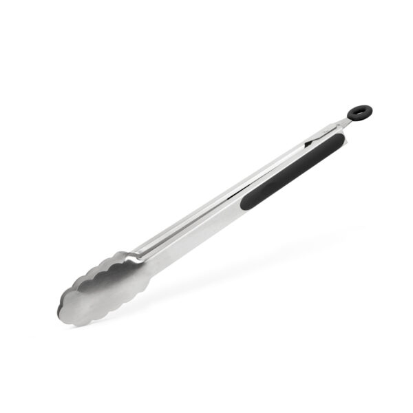 Grill csipesz – 34 cm – rozsdamentes acél / fekete  56302 Egyéb