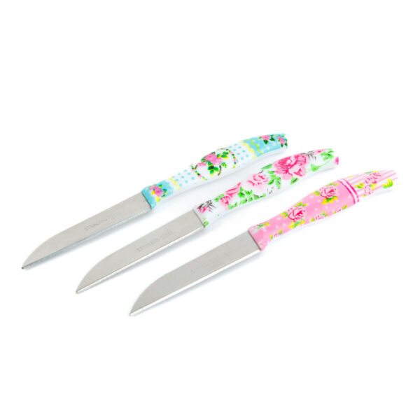Konyhai kés készlet – 15 cm – fekete/fehér – 4 db / csomag  56316A Egyéb