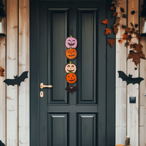 Halloween-i LED dekor – zöld – 3 x AAA – 8 x 12,5 cm  56570B Egyéb