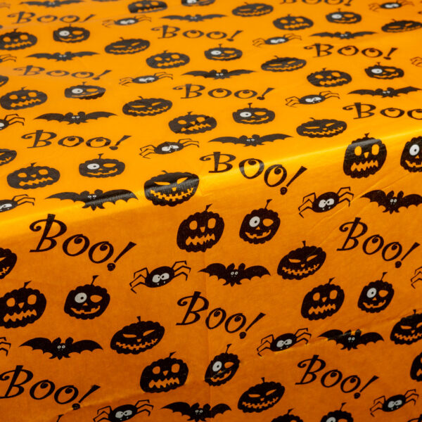 Halloween-i dekoráció – asztalterítő – flanel – 132 x 178 cm  56574 Egyéb