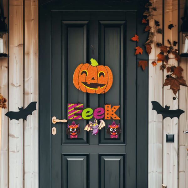 Halloween-i dekoráció – tök  – akasztható – 45 x 23 cm  56581 Egyéb