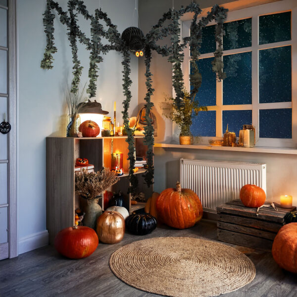 Halloween-i dekoráció – tök lampion – papír – 25/30 cm – 2 db / csomag  56583 Egyéb