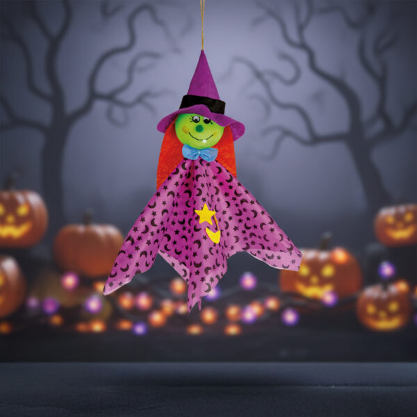 Halloween-i dekoráció – felakasztható – szellem – 48 x 44 cm  56594C Egyéb