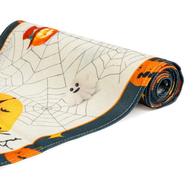 Halloween-i dekoráció – asztalterítő futó – halloween-i motívumokkal – 184 x 33 cm  56595A Egyéb