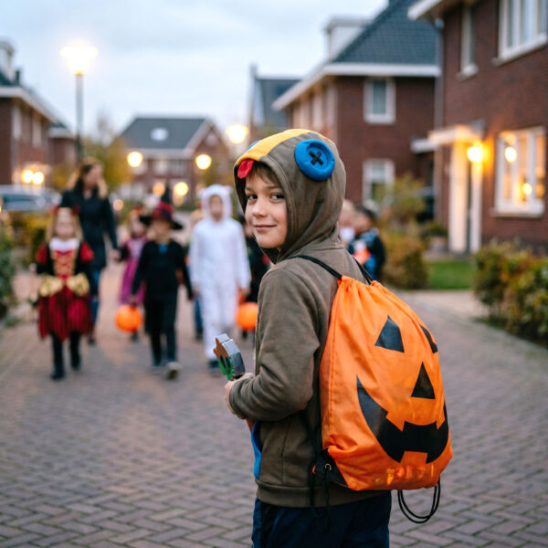 Halloween-i táska – ablakkal – 40 x 30 x 10 cm – 2 féle  56626 Dekoráció