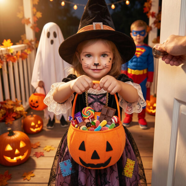 Halloween-i hátizsák – tök – összehúzós – 39,5 x 34 cm  56627 Dekoráció
