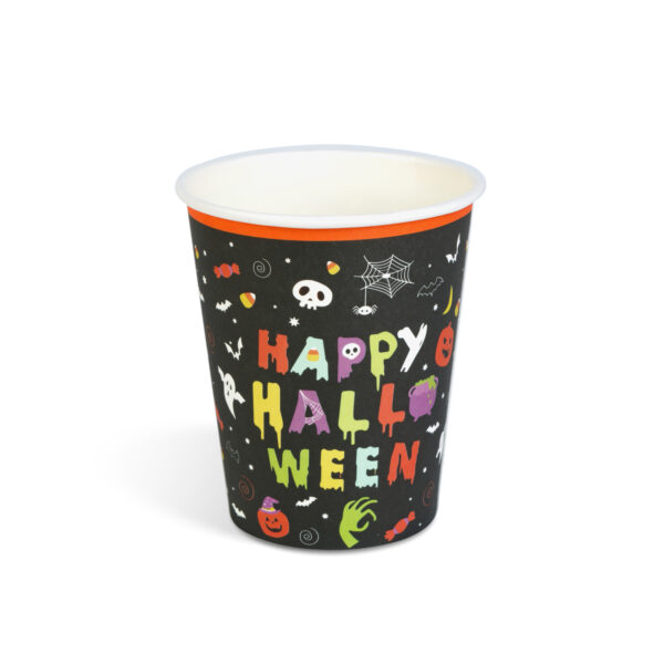 Halloween-i kínálótál – tök – narancssárga – műanyag – 30 x 27 cm  56634 Dekoráció