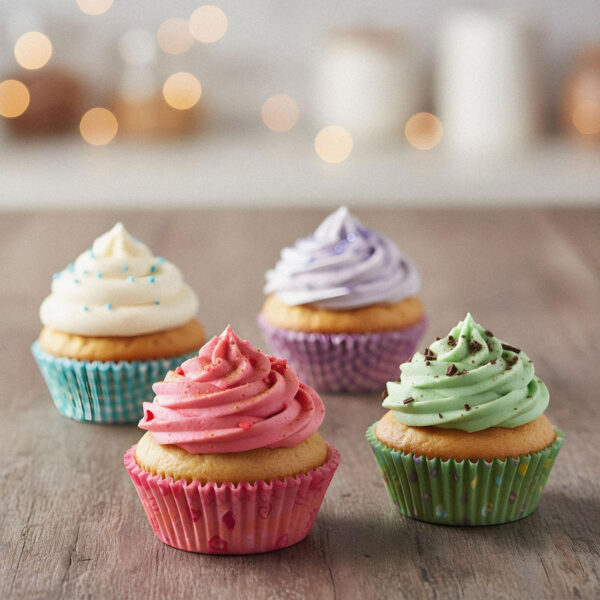 Muffin papír szett – szív – 100 db / csomag  57168H Egyéb