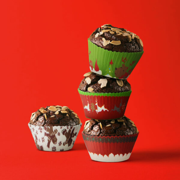 Muffin papír szett – karácsonyi – 100 db / csomag  57168Z Egyéb