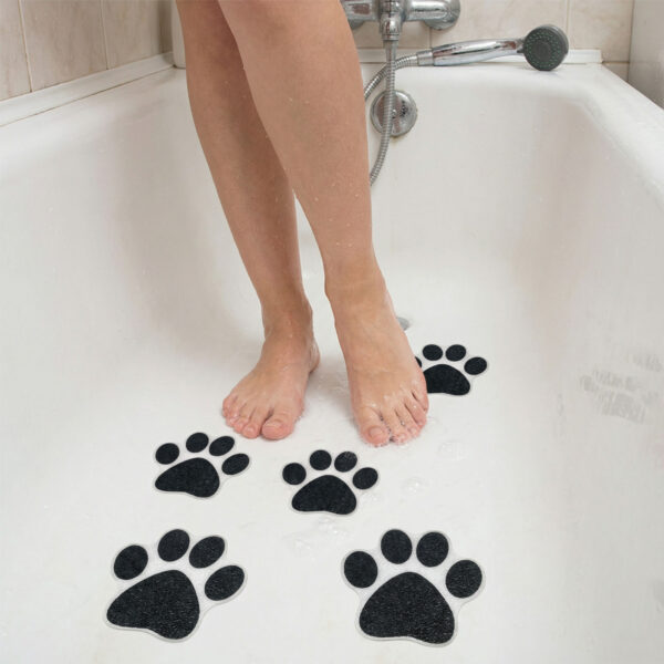 Öntapadós csúszásgátló – lábnyom – 10 cm – 6 db / csomag  57398 Egyéb