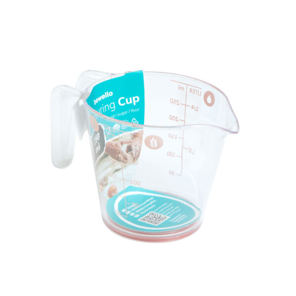 Mérőpohár – 250 ml – műanyag – 14 x 7,7 x 8,8 cm  57552P Egyéb