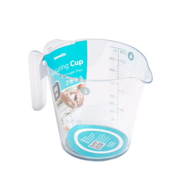 Mérőpohár – 500 ml – műanyag – 16 x 9,7 x 11 cm  57553G Egyéb