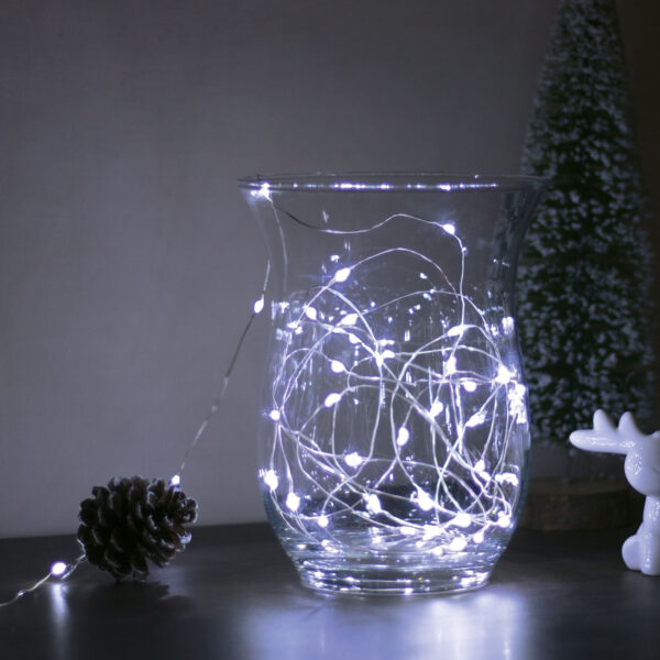 LED fényfüzér – 5 m – 50 LED – multicolor – 3 x AA  58041B Egyéb