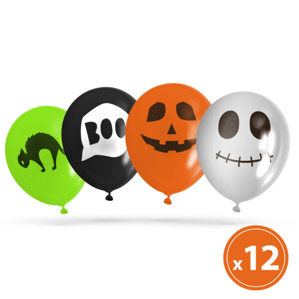 Halloween-i lufi szett – „Happy Halloween” felirat – rögzítő szalaggal  58142 Egyéb