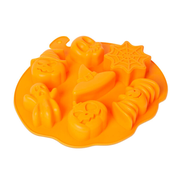 Halloween-i RGB LED dekor – habszivacs tök – zöld – 11 cm  58162E Egyéb