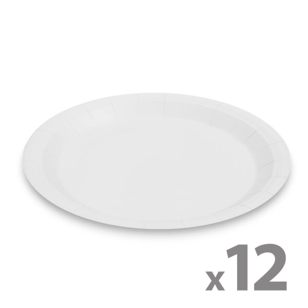 Papírtányér szett – kék – 23 cm – 12 db / csomag  58235B Egyéb