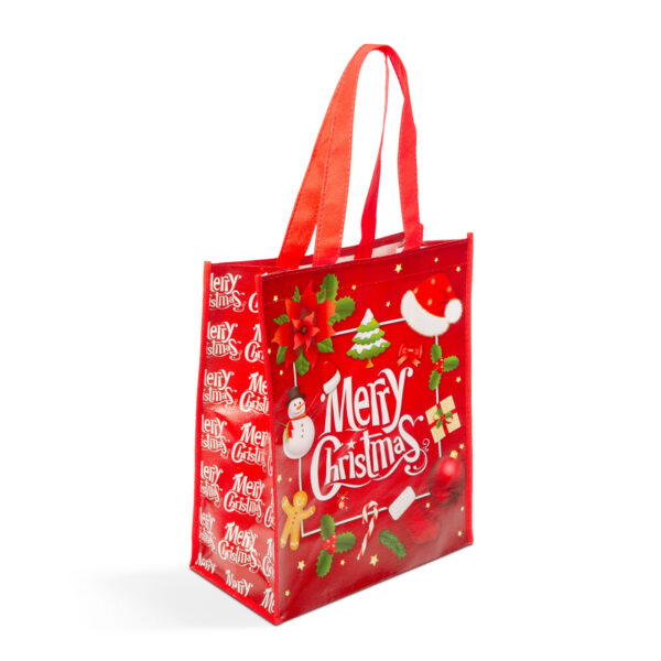 Karácsonyi dekoráció – „Merry Christmas” felirat – 20 x 12 cm – ezüst  58541B Egyéb