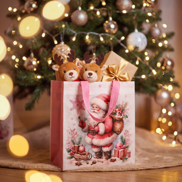 Karácsonyi táska – nem szőtt anyag – 23 x 22 x 11 cm – 4 féle – 12 db / csomag 58866 Dekoráció Karácsonyi táska – nem szőtt anyag – 23 x 22 x 11 cm – 4 féle – 12 db / csomag 58866 Dekoráció