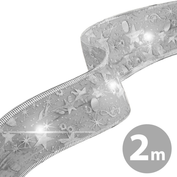 Karácsonyi LED-es szalag – piros – 5 m x 5 cm – 50 LED – USB  58933J Egyéb