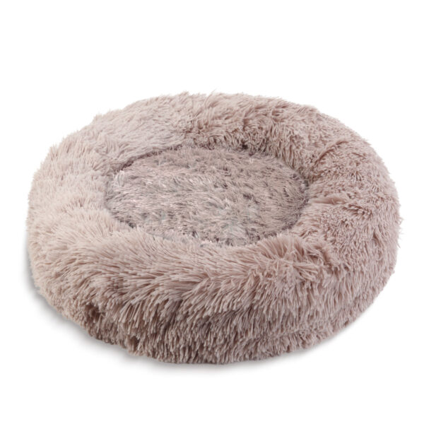 Kutyafekhely – kör – „XL” méret – 80 cm – világosbarna  60040C Egyéb