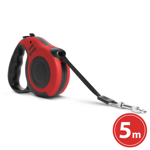 Automata póráz – 5 m – piros  60067C Egyéb